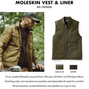 Filson Moleskin Vest / Liner